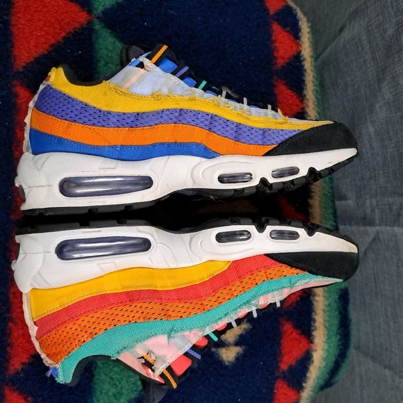 %Nike Air Max 95 Black History Month 2019 Men size 9 CT7435-901 A4 main image 8